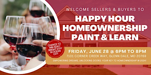 Imagen principal de Happy Hour Homeownership Paint & Learn