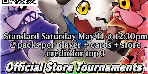 Immagine principale di Digimon The Card Game Official  May Store Tournament at RTG 