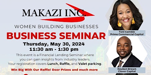 Imagem principal do evento MaKaZi Inc. Business Seminiar