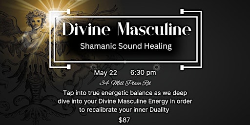 Imagem principal do evento DIVINE MASCULINE Shamanic Sound Healing Experience