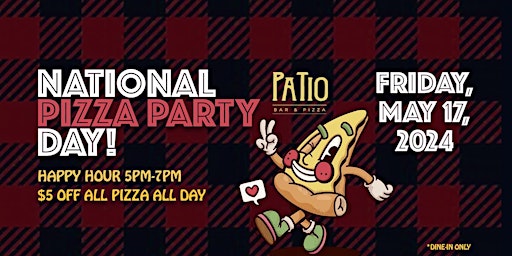 Image principale de National Pizza Party Day!