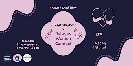 Refugee Women Connect X Hunkneebunknee Tufting Charity workshop