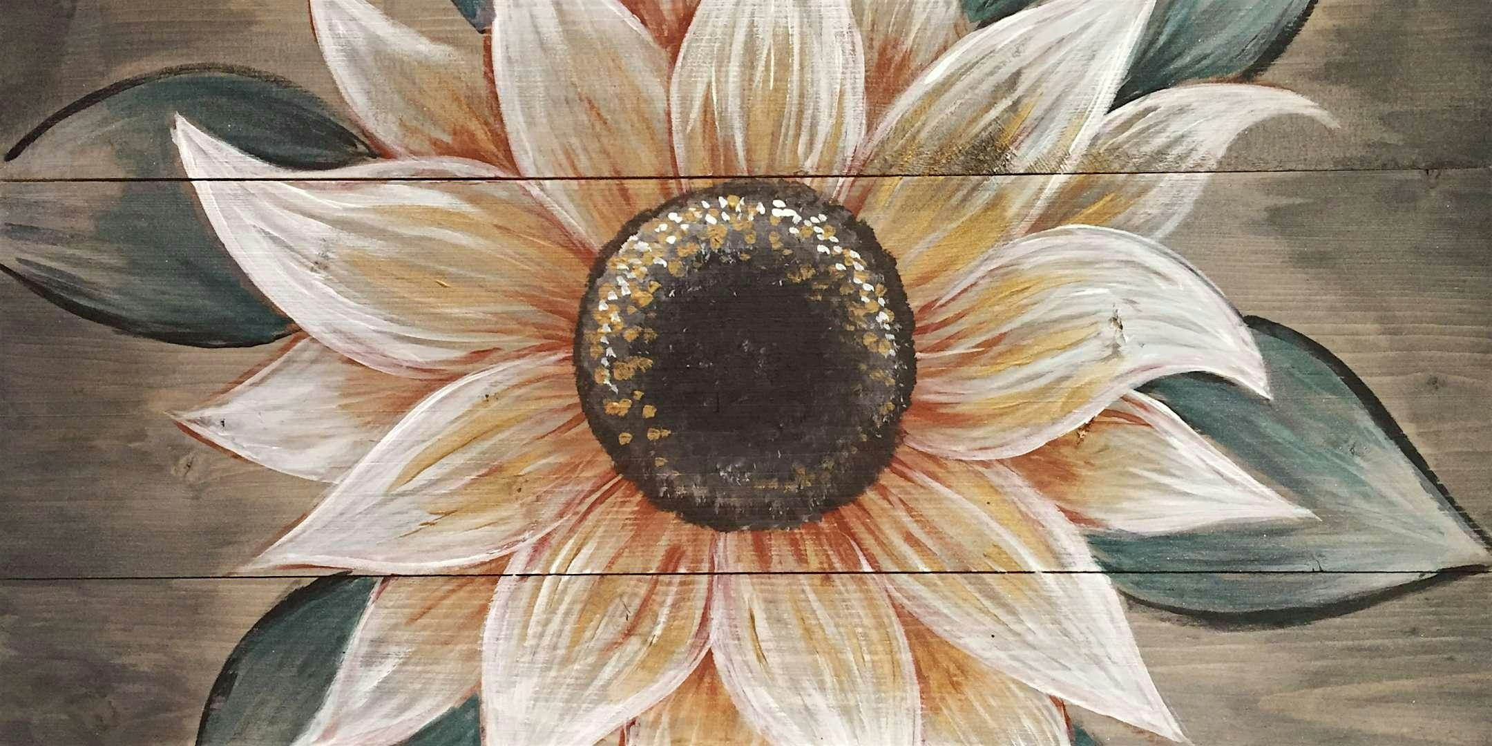 Sunflower Shimmer - Paint and Sip by Classpop!\u2122