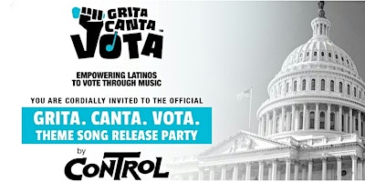 Image principale de Grita Canta Vota Launch Party