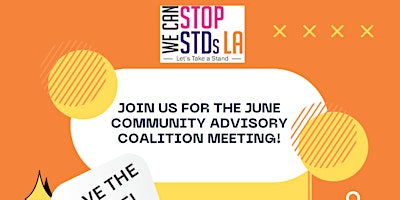 June Community Advisory Coalition meeting primary image