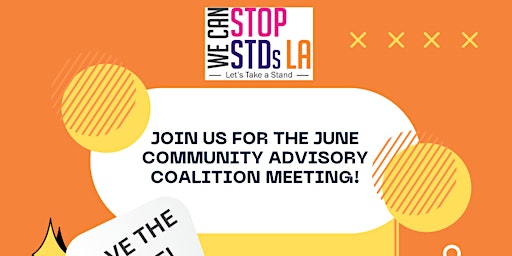Imagem principal do evento June Community Advisory Coalition meeting