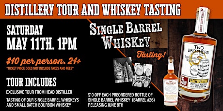 Two Brothers Whiskey Tasting and Exclusive Distillery Tour