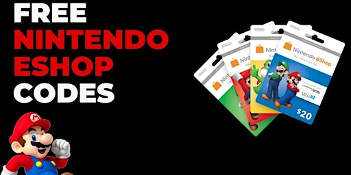Free Nintendo Gift Card Code  Free Eshop Gift Card Codes 2024, primary image