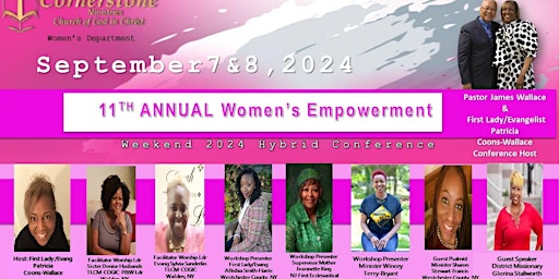 The Living Cornerstone Ministries COGIC 11th Women's Empowerment Weekend primary image