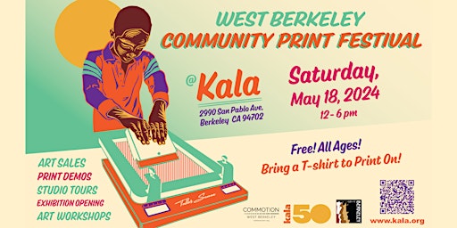 Imagem principal de 2024  West Berkeley Community Print Festival