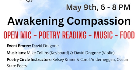 Awakening Compassion - Poetry Reading, Open Mic, Food & Music