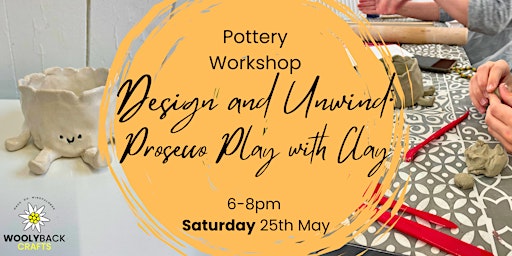Imagem principal do evento Unwind and Design: Prosecco Play With Clay