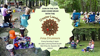 Drum Circle at Lake Lansing Park South
