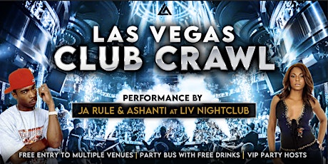 JA RULE & ASHANTI on Las Vegas Club Crawl
