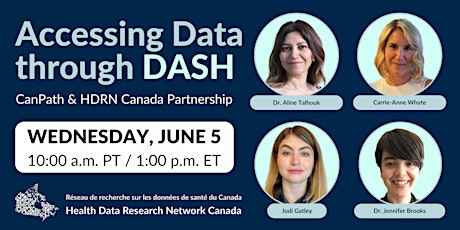 Accessing Data through DASH: CanPath & HDRN Canada Partnership