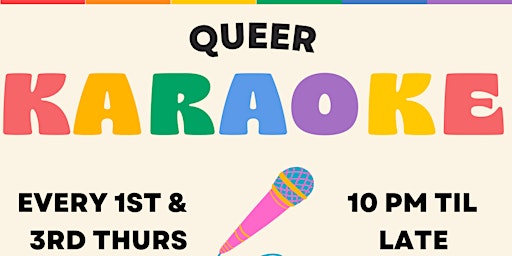 Imagem principal do evento Queer Karaoke at Tallboys!
