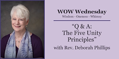 Primaire afbeelding van WOW Wednesday: Q & A: The Five Unity Principles