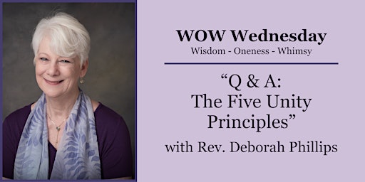 Immagine principale di WOW Wednesday: Q & A: The Five Unity Principles 