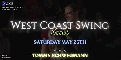 Primaire afbeelding van Swingle - West Coast Swing Social with Tommy Schwegmann