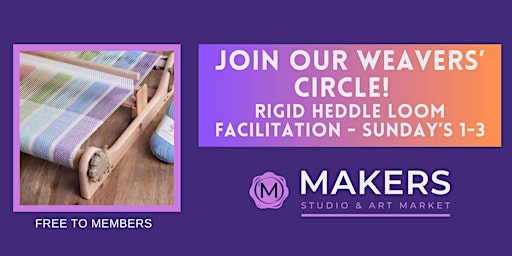 Join our Weavers' Circle with your Rigid Heddle Loom  primärbild