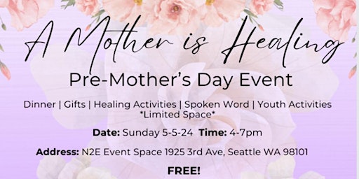 Imagem principal do evento A Mother is Healing