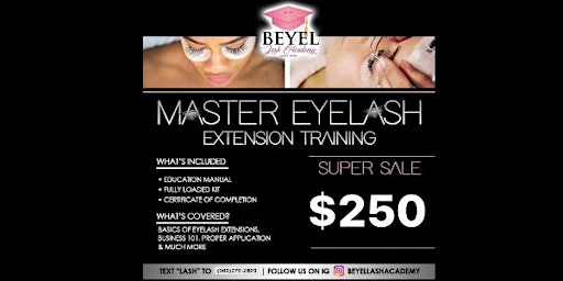 Hauptbild für Beginner Master Eyelash Extension Training