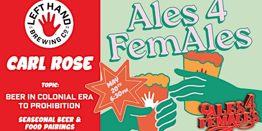 Hauptbild für Ales4FemAles Beer in Colonial Era to Prohibition