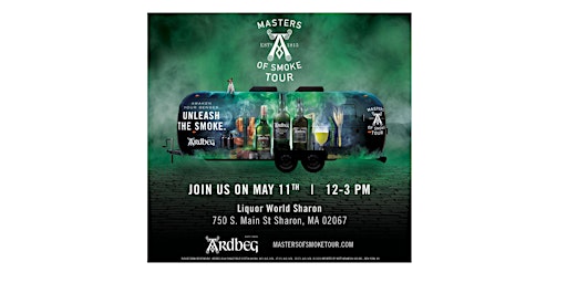 Image principale de Ardbeg Masters of Smoke Tour Comes to Sharon, Massachusetts