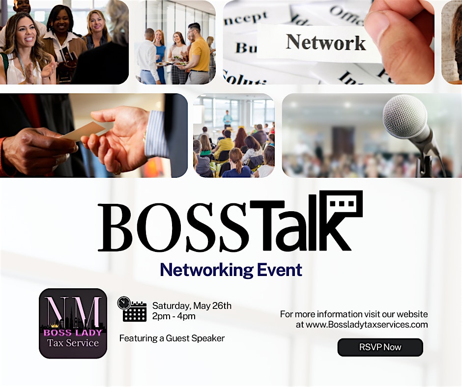 Boss Talk Networking Event
