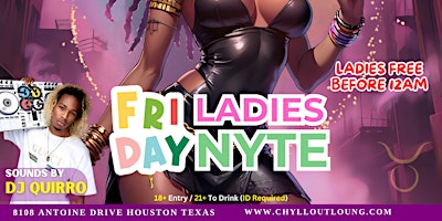 Imagem principal do evento Friday Ladies NYTE HTX Houston #1 BYOB Destination