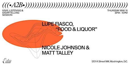 A2B: Nicole Johnson and Matt Talley on Lupe Fiasco's, "Food & Liquor"