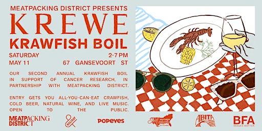 Meatpacking District Presents: KREWE Krawfish Boil