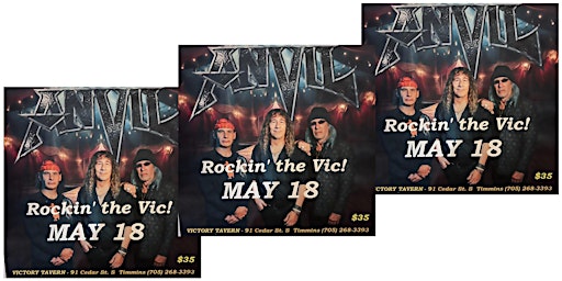 ANVIL - CANADA'S HEAVY METAL LEGENDS RETURN ON MAY 18th primary image