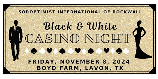 Primaire afbeelding van Black & White Casino Night