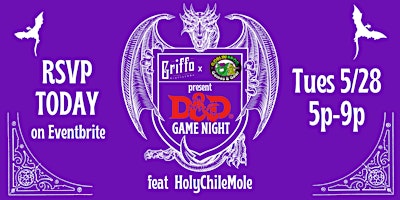 Imagem principal do evento D&D Game Night feat. HolyChileMole