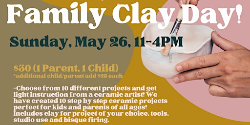 Imagem principal do evento Family Clay Day!