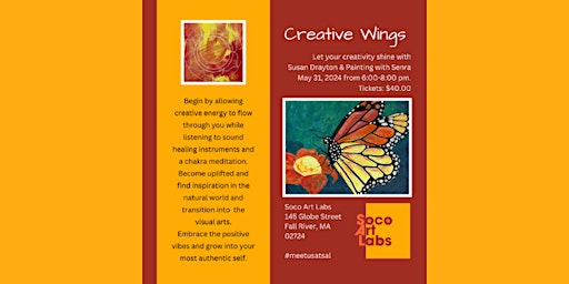 Creative Wings Sound & Paint Night - Painting with Senra primary image