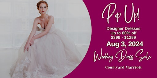 Imagem principal do evento Opportunity Bridal - Wedding Dress Sale - Hamilton