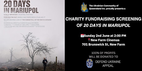 20 Days in Mariupol - Charity Fundraiser Screening Brisbane