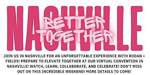 Imagem principal do evento We're Better Together- in Nashville!