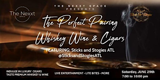 Imagem principal do evento Whiskey, Wine & Cigar Experience