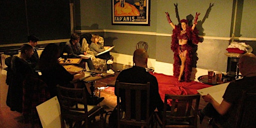 Life drawing with burlesque performer TURKISH D’LITE