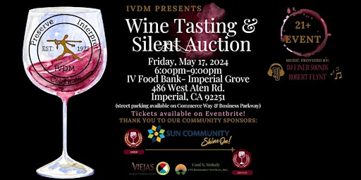 Primaire afbeelding van Wine Tasting & Silent Auction Annual Fundraiser