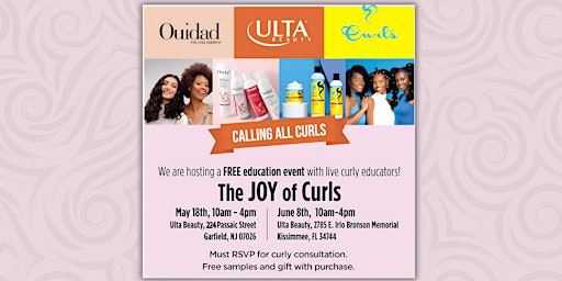 Primaire afbeelding van Experience the Joy of Curls: Free Education Event & Consultation at ULTA