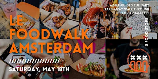 Le Foodwalk Amsterdam  a self-guided culinary take-away walk!  primärbild