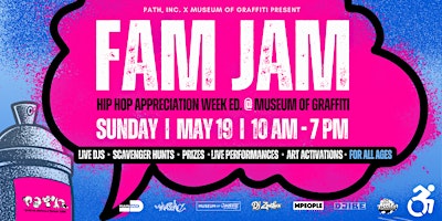 Imagem principal do evento FREE Fam Jam: Hip Hop Appreciation Week Edition