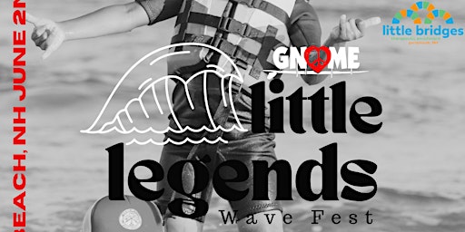 Imagem principal do evento Little Legends Wave Fest Tour Series by Gnome Surf
