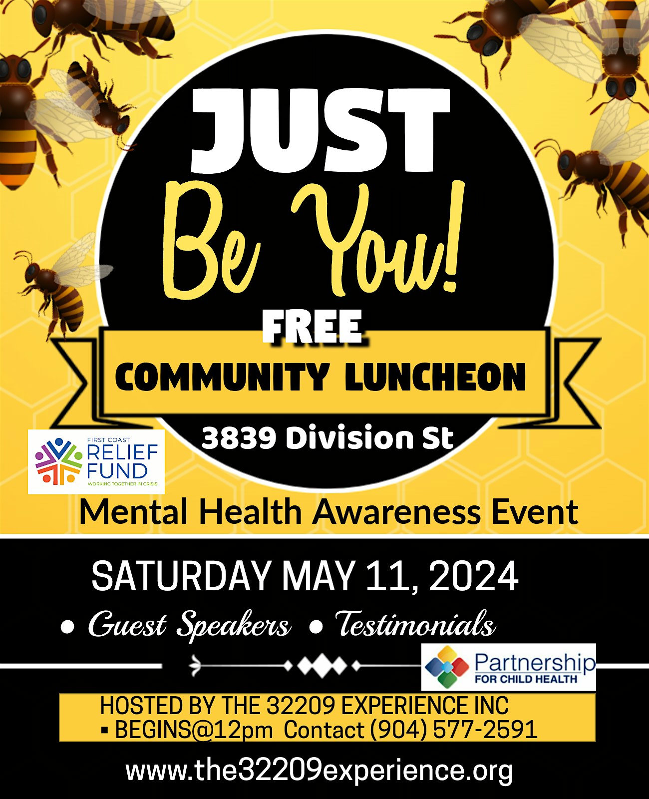 Just Be You! A Community Luncheon in observance of Mental Health Awareness