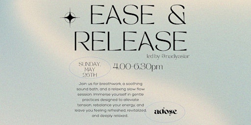Ease & Release: 2hr Breathwork, Sound Healing, & Hatha Flow Yoga primary image