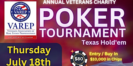 ANNUAL POKER TOURNAMENT TO BENEFIT LOCAL VETERANS